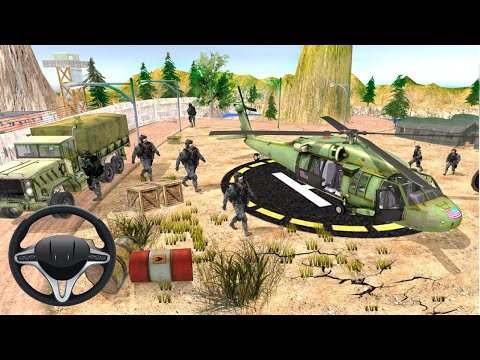 US Army Offroad Trucker Drive Game 2021 | Military Transport Army Truck GamePlay