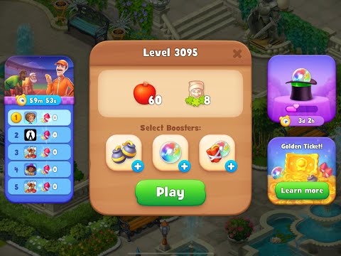 Gardenscapes Level 3095