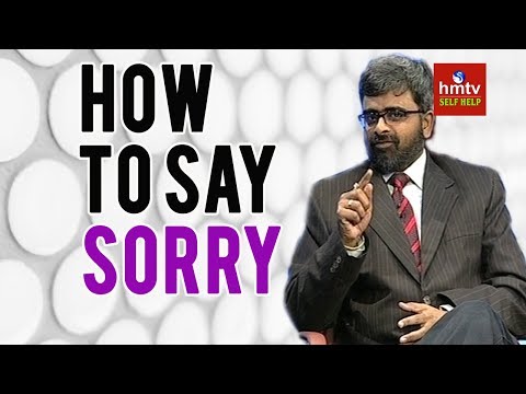 How To Say Sorry | Akella Raghavendra Rao | Self Help