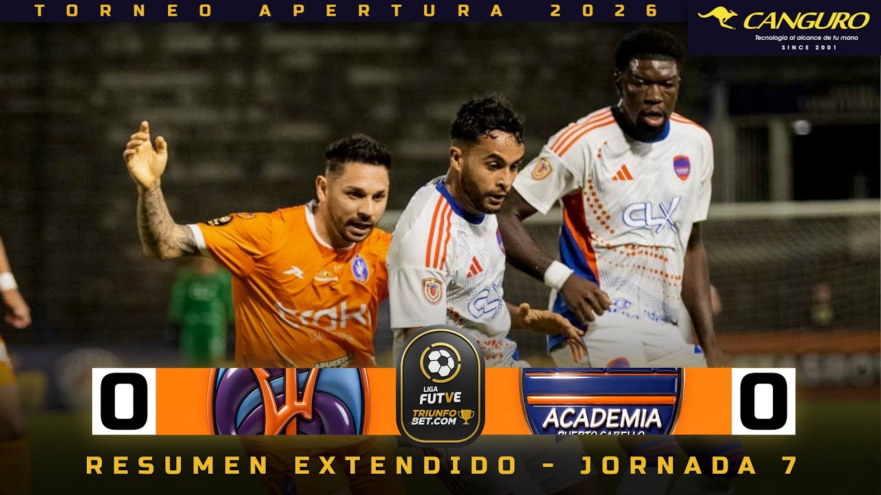 Deportivo La Guaira vs Academia Puerto Cabello Highlights
