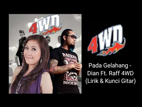 PADA GELAHANG - DIAN FT. RAFF 4WD (LIRIK & KUNCI GITAR)