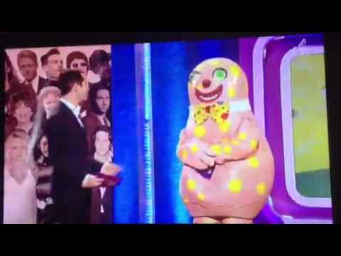 Jack whitehalls scared of mr blobby funny
