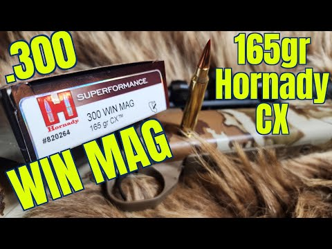 .300 Winchester Magnum 165gr Hornady Superformance CX Review