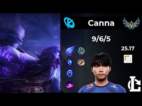 Ryze TOP - KC Canna | Patch 25.17 EUW Challenger