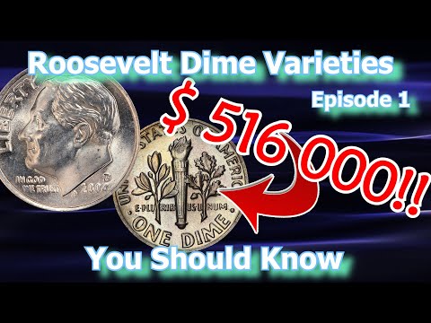 Roosevelt Dime Variety Coins You Should Know Ep.1 - 2004, 1975, 1946