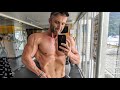 Thailand workout posing routine physique update on vacation