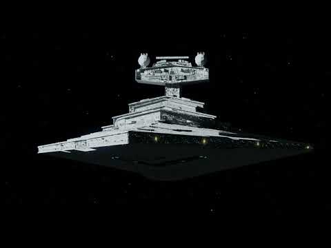 Star Destroyer Exit Hyperspace - Blender Test V001
