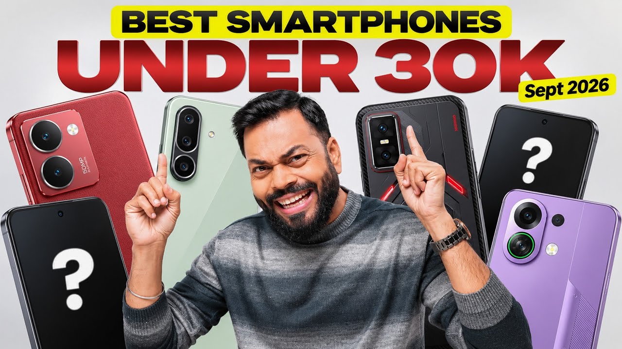 Top 5 Best Smartphones Under ₹30000 ⚡September 2026