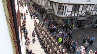 5 Scots marching into Canterbury Cathedral