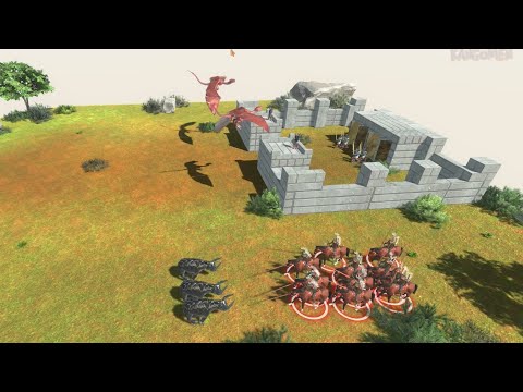 REPTILE - FANTASY TEAM VS ALL UNITS animal revolt battle simulator campaign 3 fantastic beast