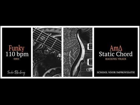 Funky AmMaj7 - Static Chord Backing Track 0001 - 110bpm