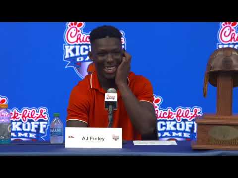 Football - AJ Finley and Chance Campbell Press Conference (Postgame Louisville)