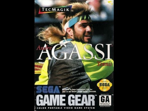 Andre Agassi Tennis Game Gear