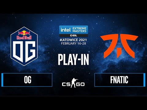 CS:GO - OG vs. Fnatic [Overpass] Map 1 - IEM Katowice 2021 - Play-In