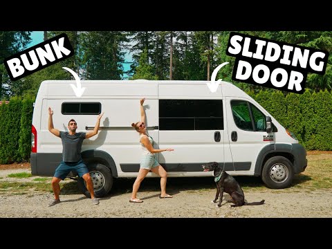 CR Laurence Window Installation | Sliding Door | Bunk RV Window | PROMASTER VAN BUILD SERIES | EP 10