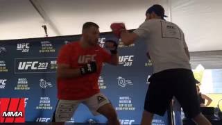 Stipe Miocic UFC 203 Open Workout by MMA Weekly