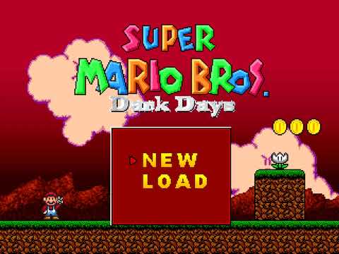 "Super Mario Bros.: Dark Days" fangame playthrough