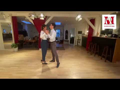 Dagens tango trin - Athanasia & German. Barridas og Lineær sacadas med barridas