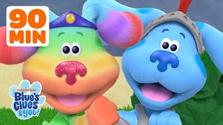 90 MINUTES of Blue Playing 'Dress Up' Games! | Blue's Clues & You!