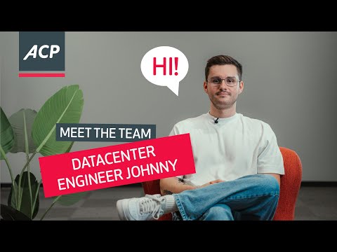 Data Center Engineer Johnny erzählt, was ihn motiviert, bei ACP zu arbeiten