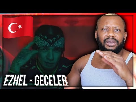 Ezhel - Geceler (Official Video) 2018 TURKISH RAP MUSIC REACTION!!!