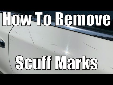 How To Remove Scuff Marks From Your Car | No Tools Paint Transfer and Scuff Mark Removal