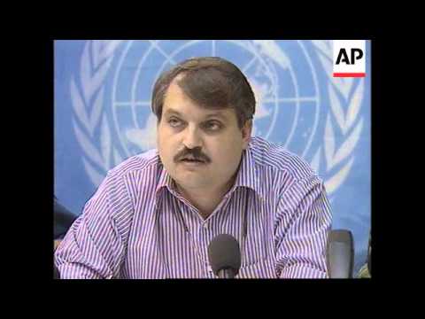 BOSNIA: UN SPOKESMAN ALEXANDER IVANKO PRESS CONFERENCE