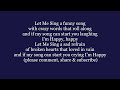 LET ME SING AND I’M HAPPY SONG Irving BERLIN Lyrics Word text trending MAMMY Jolson Funny Song music