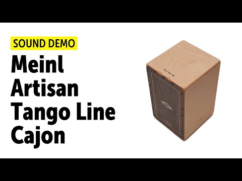 Meinl | Artisan Tango Line | Grey Eucalyptus Cajon |Sound Demo