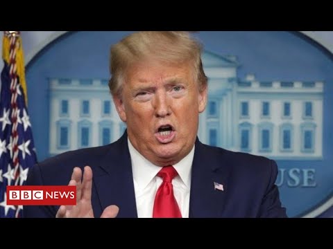 Coronavirus: Trump claims advice to inject disinfectant was just "sarcasm" - BBC News