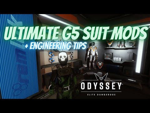 My Ultimate G5 Suit Loadouts + Suit Engineering Tips | Elite Dangerous: Odyssey
