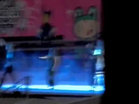 121122 SNSD and  EXO - DJ got us falling in love rehearsal