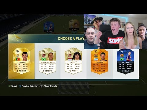 LUCKIEST YOUTUBERS FUT DRAFT!!! - FIFA 16