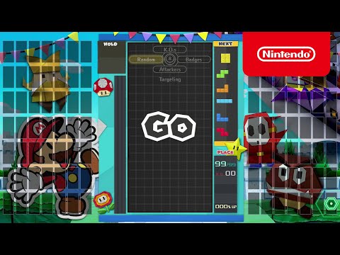 TETRIS® 99 x Paper Mario: The Origami King - Faites plier vos adversaires ! (Nintendo Switch)