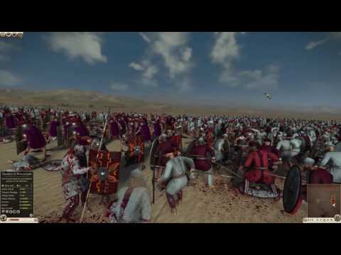 Rome Total War 2: 500 Praetorians vs 6000 Spearmen