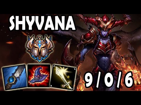 Shyvana vs Lee Sin JUNGLE Ranked Challenger EUW