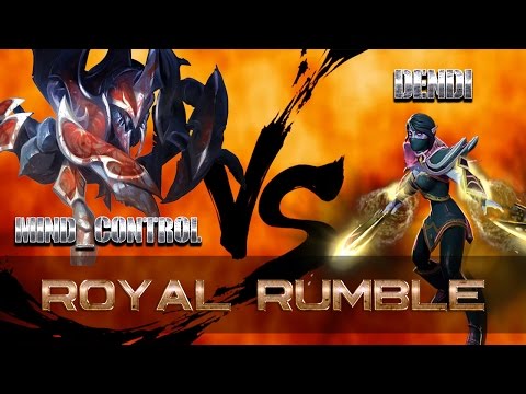 ROYAL RUMBLE - Dendi Vs MinD_ContRoL - dota 2 7.00