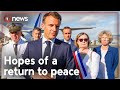 French President Macron arrives in riot-hit New Caledonia | 1News
