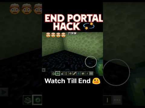 PRINCE JOSHI VINES - How I Make End Portal In Minecraft Pocket Edition 1.20 Update 🤯🔥 #minecraft #shorts