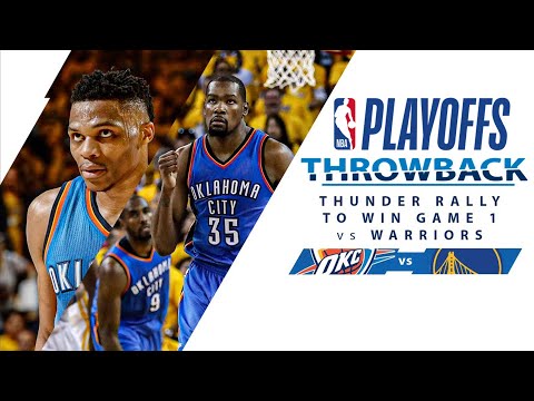 Thunder Rally For Surprise Win At Golden State In 2016 WCF Game 1 | Full Classic Game - 5.16.16
