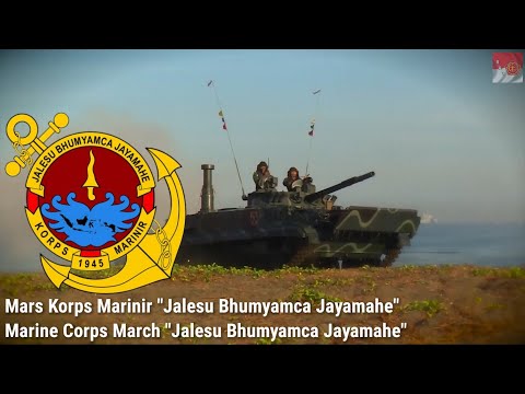 Indonesian Military Song - Mars Korps Marinir (Marine Corps March) - RAO Channel