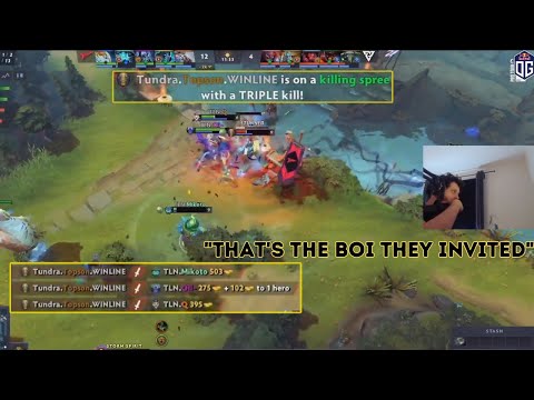 "TAAAPSEEEEN" - Gorgc reaction on TOPSON Earth Spirit 1v3 Talon Esports 🥵🔥