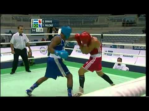 Light Heavy (81kg) SF - Bravo (NCA) vs Falcao (BRA) - 2012 American Olympic Qualifying Event