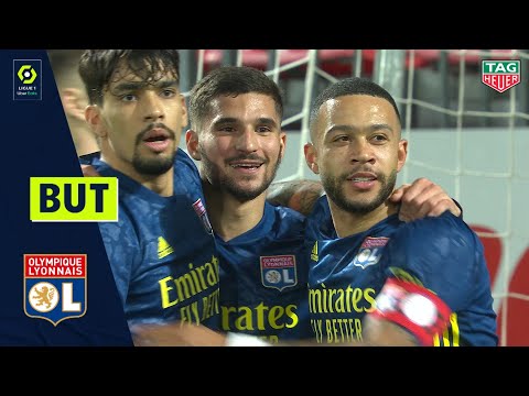 But Houssem AOUAR (29' - OLYMPIQUE LYONNAIS) STADE BRESTOIS 29 - OLYMPIQUE LYONNAIS (2-3) 20/21