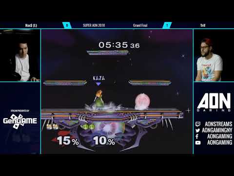 Super AON 2018 Trif (Peach) vs Hax (Fox) Grand Finals