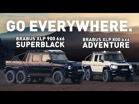 #BRABUS XLP 800 6x6 ADVENTURE & 900 6x6 SUPERBLACK based on Mercedes-AMG G 63 | Beyond Roads!