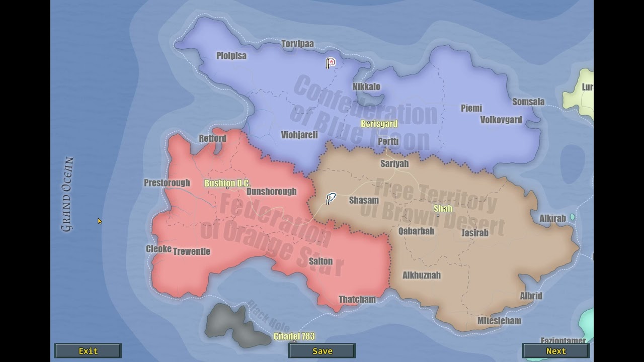 Commander Wars Animated Campaign Map Preview