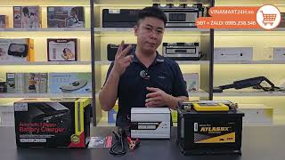 Trải Nghiệm Sạc Ắc Quy JYINS 12/24V 240W – Sạc Đa Năng, Công Suất Đỉnh Cao