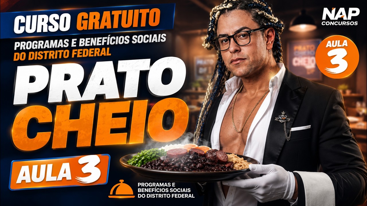 PRATO CHEIO: O QUE A BANCA VAI COBRAR NA SEDES DF | Aula Gratuita
