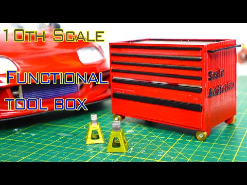 download free stl file 110 scale garage tool box 3d